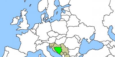 Harta Bosnia locație de pe 
