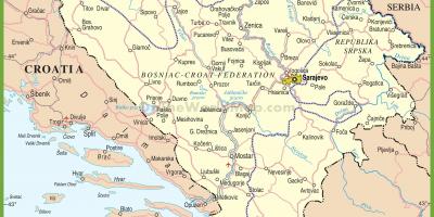 Harta Bosnia drum